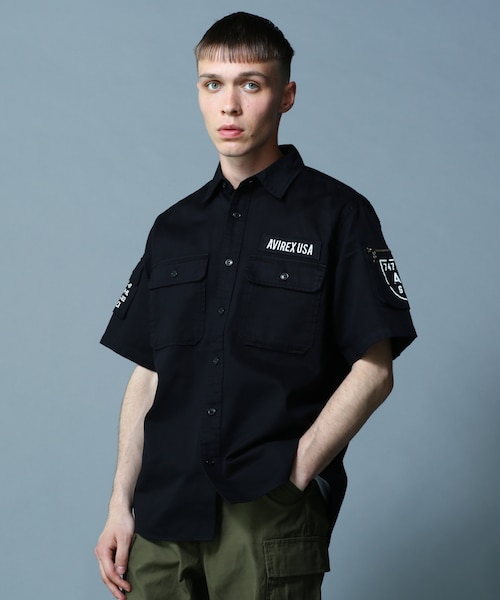 BASIC FATIGUE SHORT SLEEVE SHIRT ／ ベーシック ファティーグ
