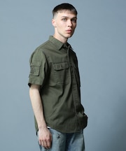 BASIC FATIGUE SHORT SLEEVE SHIRT ／ ベーシック ファティーグ 半袖シャツ ／ AVIREX ／ アヴィレッ