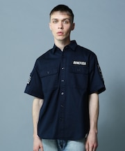 BASIC FATIGUE SHORT SLEEVE SHIRT ／ ベーシック ファティーグ 半袖シャツ ／ AVIREX ／ アヴィレッ