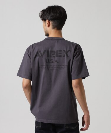 MIL. STENCIL OFFICIAL LOGO T-SHIRT ／ ステンシル オフィシャルロゴ 半袖Tシャツ