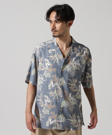 ALOHA SHIRT "TROPICAL GIRL" ／ アロハシャツ "トロピカルガール" ／ AVIREX ／ アヴィレックス