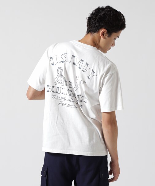 《WEB&DEPOT限定》PINUP GIRL T-SHIRT "BLUE ANGELS"