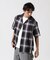 ONE POINT OMBRE CHECK SHIRT ／ 半袖 ワンポイント オンブレチェックシャツ ／ AVIREX ／ アヴィレックス
