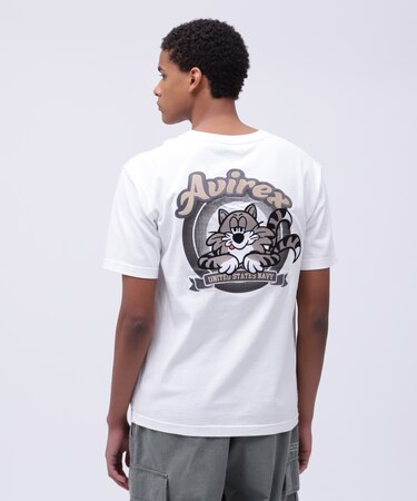 《WEB&DEPOT限定》TOMCAT EMBROIDERY T-SHIRT ／ トムキャット エンブロイダリー Tシャツ ／