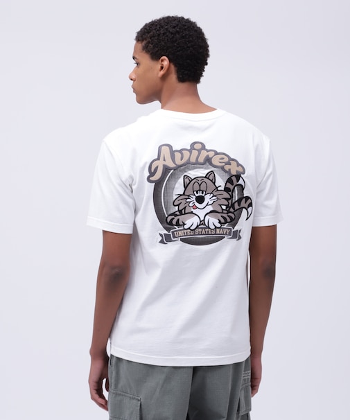 《WEB&DEPOT限定》TOMCAT EMBROIDERY T-SHIRT ／ トムキャット エンブロイダリー Tシャツ ／