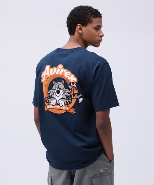 《WEB&DEPOT限定》TOMCAT EMBROIDERY T-SHIRT ／ トムキャット エンブロイダリー Tシャツ ／