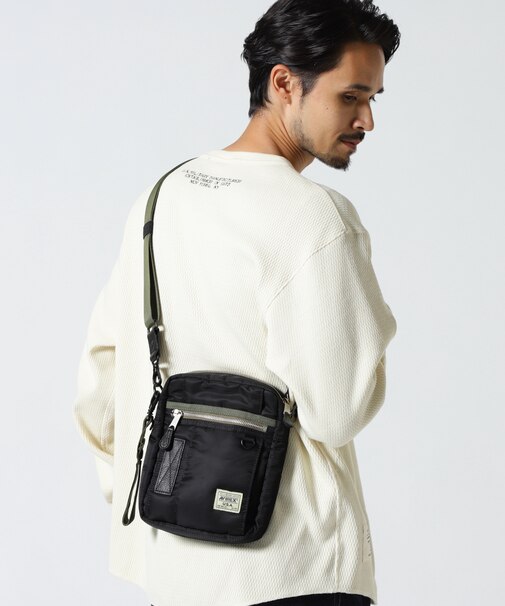 FLIGHT NYLON ”VERTICAL SHOULDER BAG”