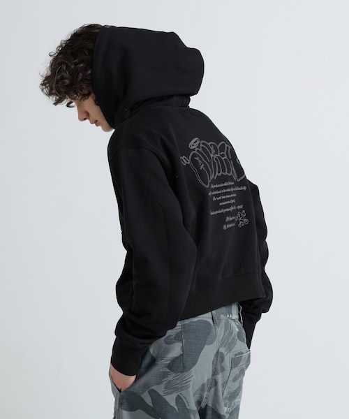 ☆関税/送料込み☆【NAMED COLLECTIVE】グラフィティパーカー WOMAN/直営店限定》GRAFFITI EMBROIDERY PARKA/グラフィティ