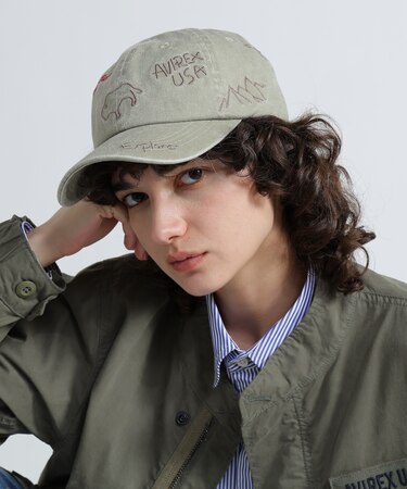 PATTARN FADE WASH CAP／パターンフェイドウォッシュキャップ