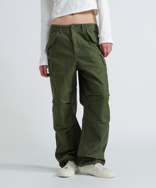 《WOMAN／直営店限定》NYLON／COTTON M-65 FATIGUE PANTS／ナイロンコットン M-65ファティーグパンツ