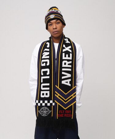 AVIREX AIR RACING CLUB LINE SOCCER MUFFLER