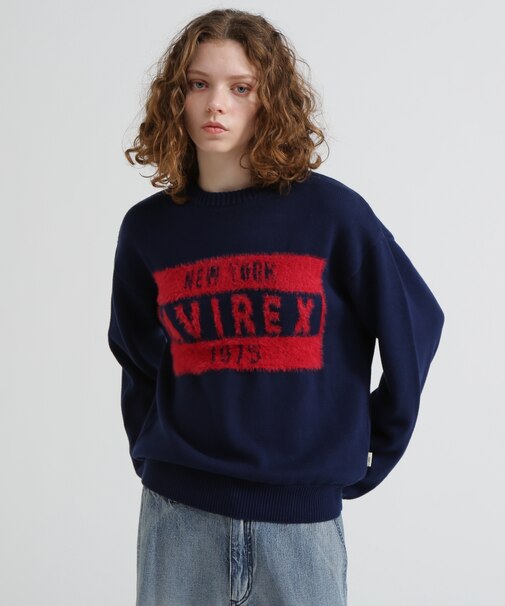 《直営店限定》LOGO SHAGGY TOPS／ロゴシャギートップス