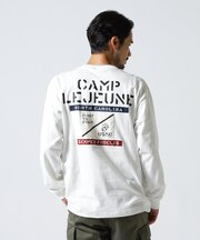 CAMP LEJEUNE PATCHED L／S T-SHIRT