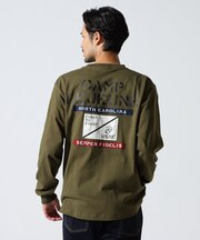 CAMP LEJEUNE PATCHED L／S T-SHIRT