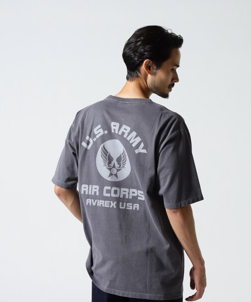 《直営店限定》FADE WASH AIR CORPS T-SHIRT