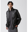 STAND LEATHER MA-1 MOD JACKET ／ スタンド レザー MA-1