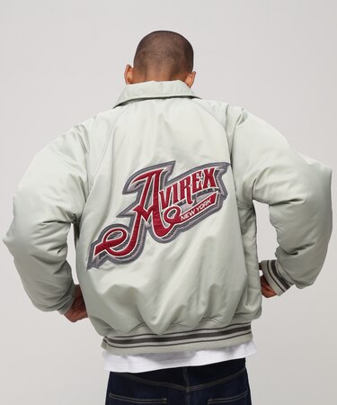WEB&DEPOT限定》NYLON VARSITY JACKET｜アヴィレックスの通販｜&mall 