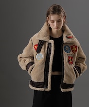 《WOMAN》RETORO BOA B-3 TOPGUN