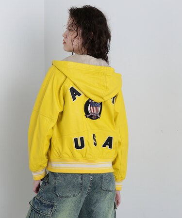 《WOMAN》SIGNATURE HOODED LEATHER