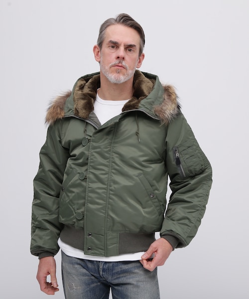 N-2B COMMERCIAL REAL FUR｜アヴィレックスの通販｜&mall