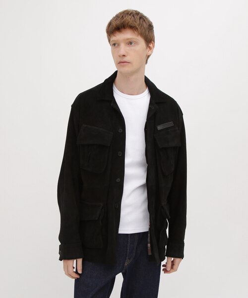 Goat ファッション wagamama 別注 SH Goat Suede Fatigue Jacket