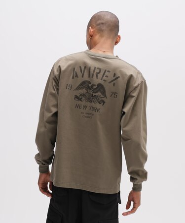 STENCIL L／S T-SHIRT