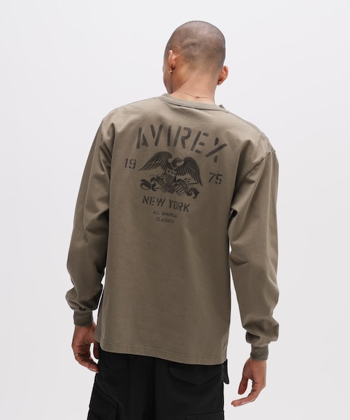 STENCIL L／S T-SHIRT