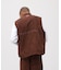 LEATHER PATCH DUCK VEST