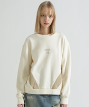 COLOR BLOCK MILITARY PULLOVER