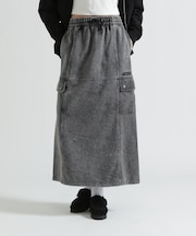 WASHED OUT POCKET SKIRT