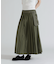 MILITARY POCKET BELT POUCH PLEATED SKIRT