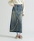 WAPPEN DENIM LONG SKIRT