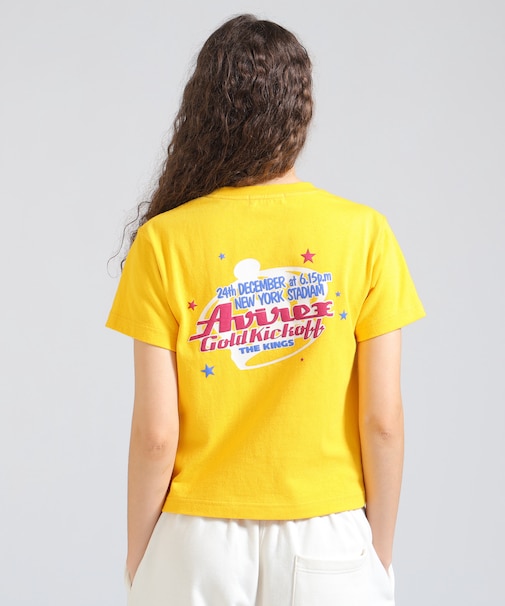 GOLD KICKOFF PUFF PRINT T-SHIRT