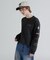 MOTOR ARM PATCH L／S T-SHIRT