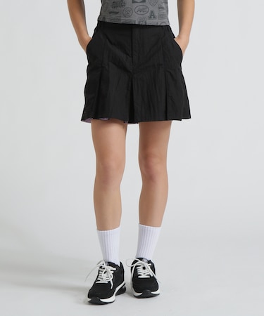 NYLON SKIRT-LIKE PLEATED SKIRT