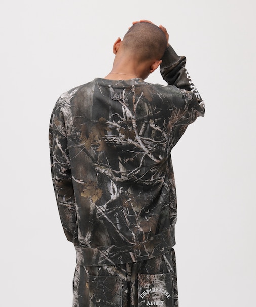 CREW NECK SWEAT ”REAL TREE CAMO”