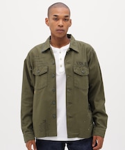 AGED LOOK L／S UTILITY SHIRT