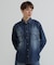 《WOMAN》DENIM SHIRT WITH GRAFFITI PRINT