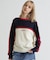 MULTI-TONE KNIT PULLOVER