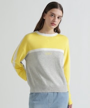 MULTI-TONE KNIT PULLOVER