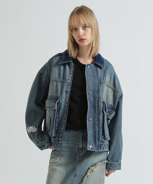 OVERSIZED WAPPEN DENIM JACKET