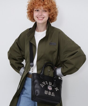《直営店限定》VARSITY LEATHER MINI TOTE BAG ／ AVX5626
