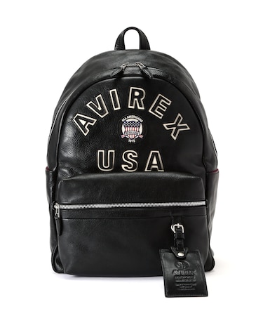 VARSITY LEATHER DAYPACK ／ AVX5628