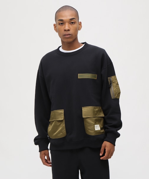 《WEB&DEPOT限定》TACTICAL CREWNECK SWEAT