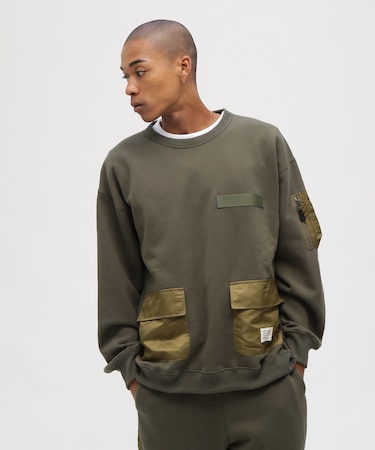 《WEB&DEPOT限定》TACTICAL CREWNECK SWEAT