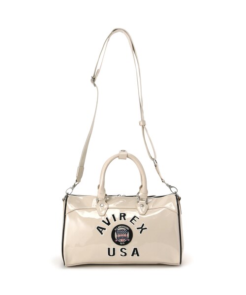 WEB&DEPOT限定》ENAMEL MINI DUFFLE BAG／エナメルミニダッフルバッグ