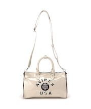 《WEB&DEPOT限定》ENAMEL MINI DUFFLE BAG/エナメルミニダッフルバッグ