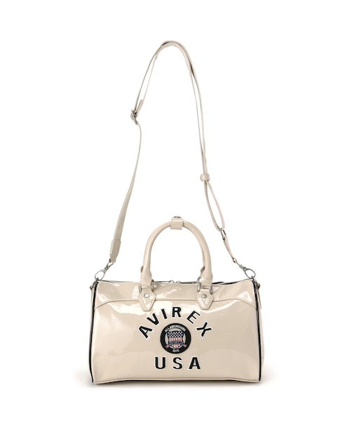 《WEB&DEPOT限定》ENAMEL MINI DUFFLE BAG／エナメルミニダッフルバッグ