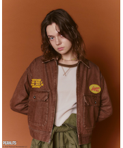 《AVIREX × PEANUTS》DENIM WORK JACKET ／ デニムワークジャケット ／ ピーナッツ ／ アヴィレックス