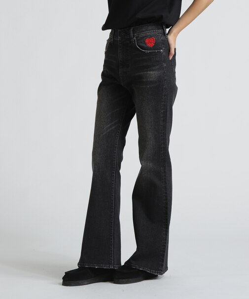 《直営店限定》DENIM FLARE PANTS/デニムフレアーパンツ
